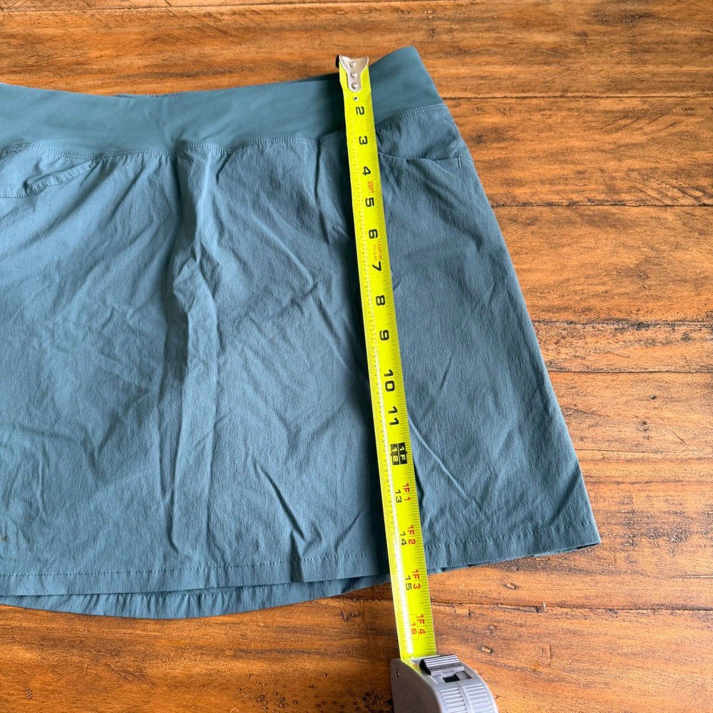 Arcteryx Womens Skort Blue Green Athletic Hiking Skirt XS Gorpcore Athleisure - Picture 11 of 12